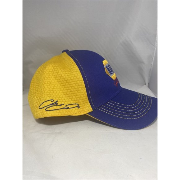 Chase Elliott NAPA Racing Hat Blue Yellow Signature Adjustable - Picture 2 of 6
